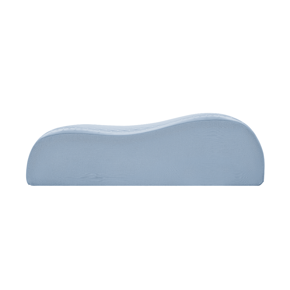 The certified non-toxic and durable DeRUCCI Honeycomb 3D Pillow highlighting its easily removable and washable components for a clean, hygienic sleep environment.