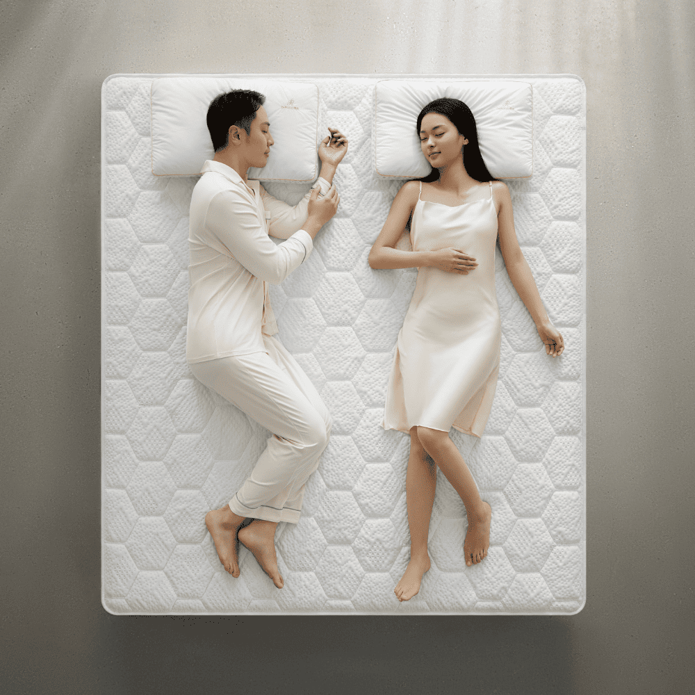 DeRUCCI T11 PRO AI Mattress featuring Dual-Drive Independent Adjustment and advanced dual-motor technology for simultaneous, personalized partner comfort settings.
