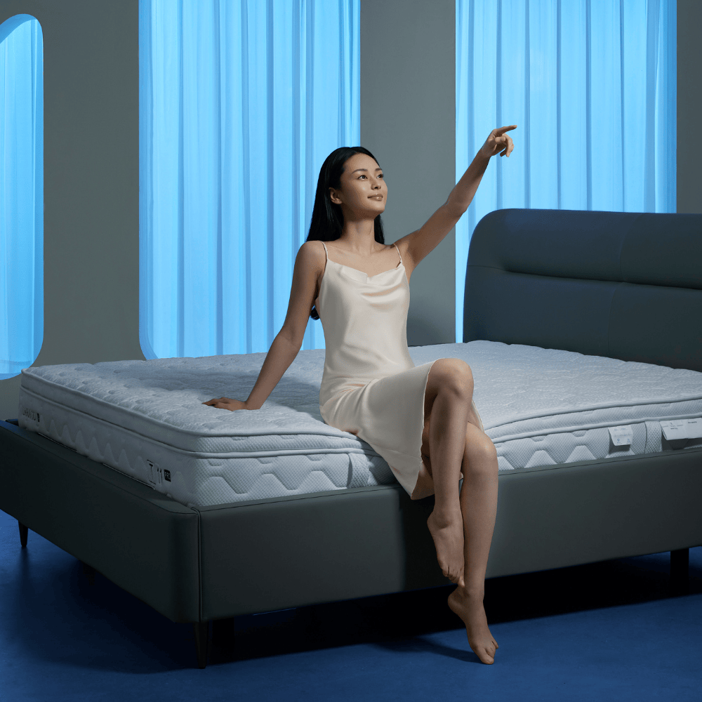 Derucci t11 pro smart mattress integrated with graphene far infrared technology to accelerate leg muscle recovery and improve blood circulation