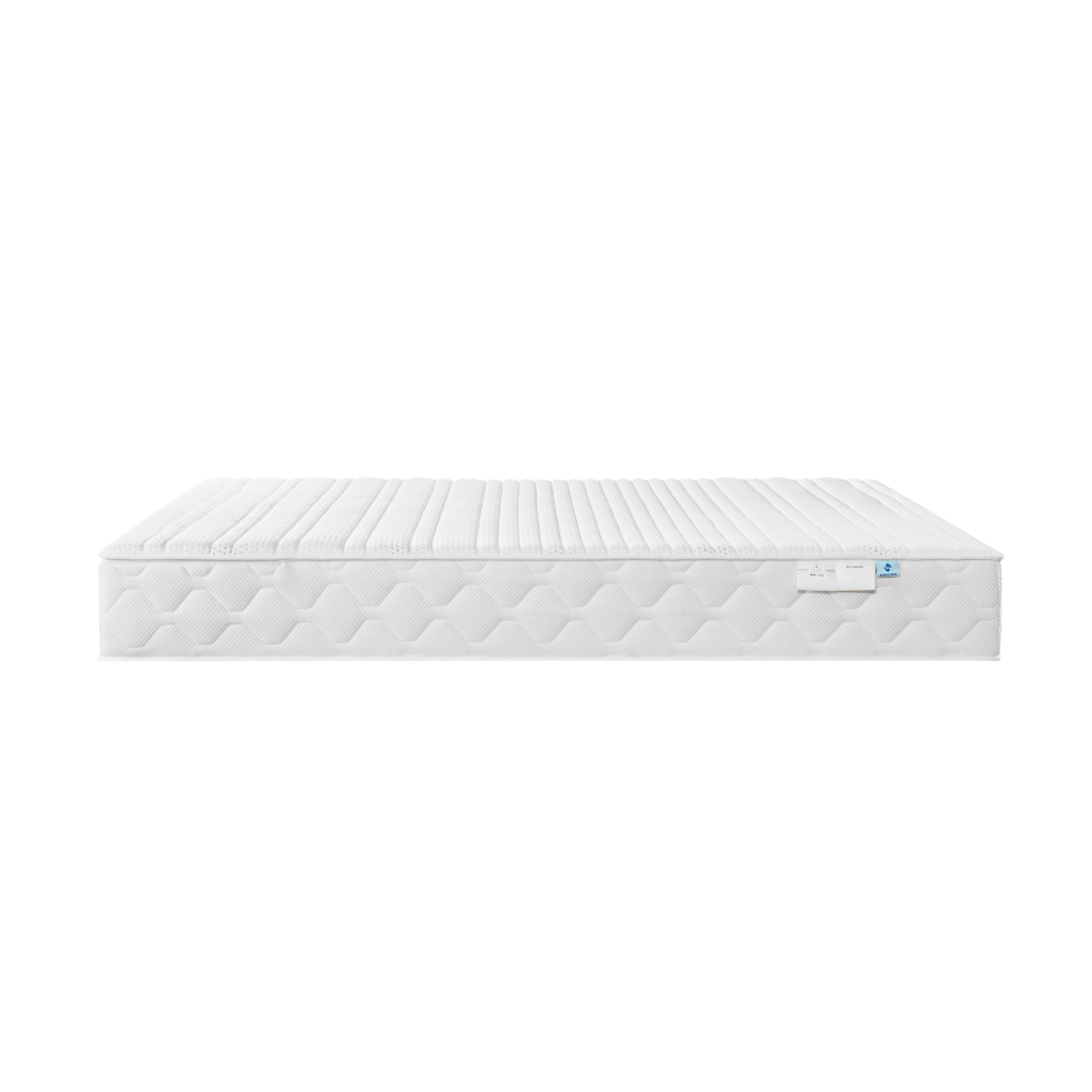 The DeRUCCI T11 SE AI-adaptive smart mattress on a clean white background, designed with the AI Tidal Algorithm 1.0 for real-time body contouring and independent dual-zone comfort.