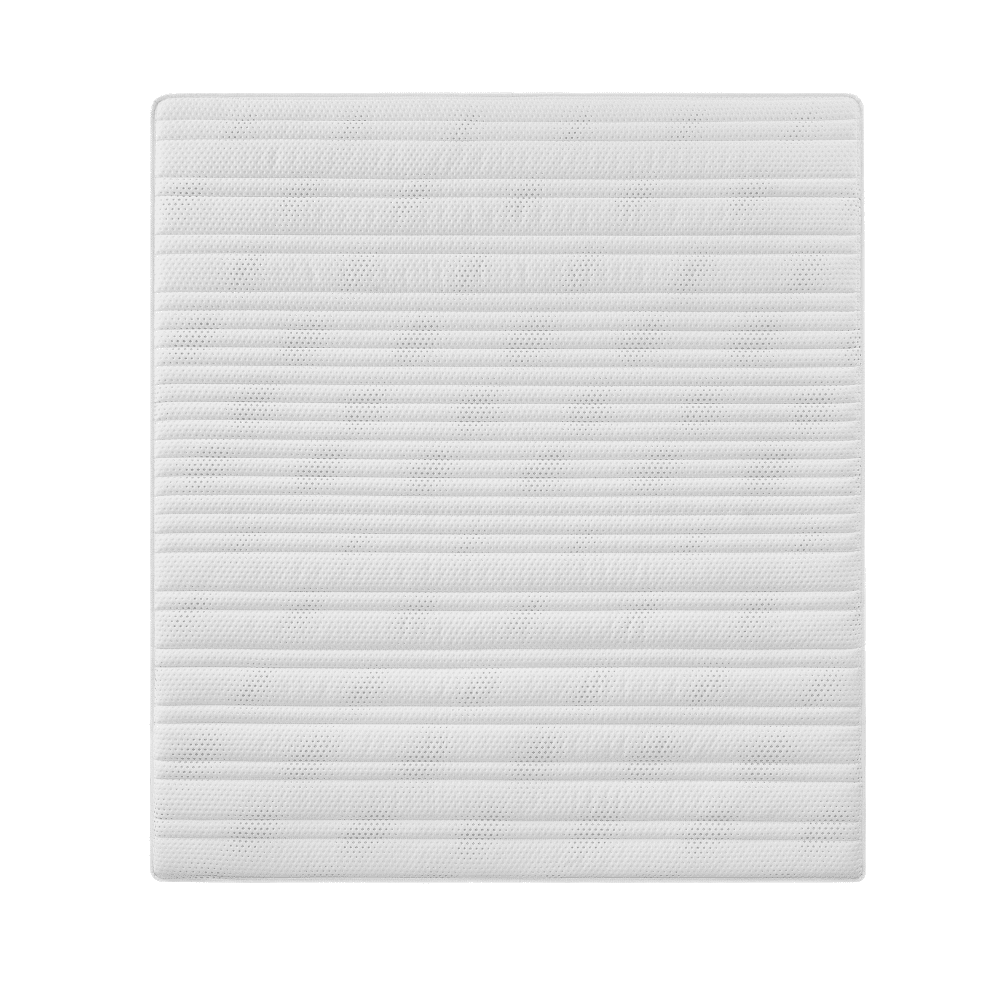 DeRUCCI T11 SE AI Smart Mattress isolated product shot, featuring AutoFit 3-Zone Smart Adaptation for targeted shoulder, lumbar, and hip support to maintain perfect spinal alignment.